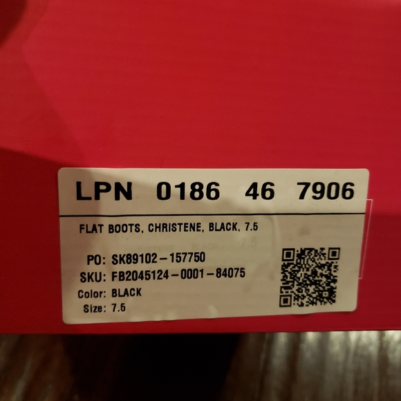 Christene Puffy Cold Weather Boot Black 7.5 - Picture 8 of 9